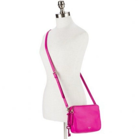 NEW FOSSIL Pink  Sydney Crossbody - Picture 12 of 14